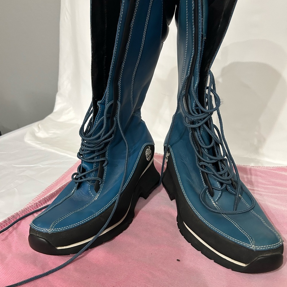 Women’sVeneda Carter x Timberlands. 14 inch lace up boots